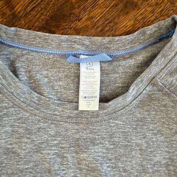 Ivivva by Lululemon Practice Ready Sz 8 (Girls) Long Sleeved Heather Slate -G204 - Picture 2 of 2